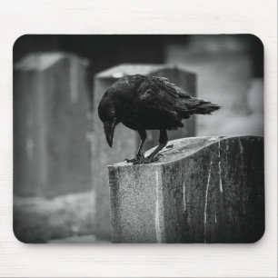 Tapis De Souris Falln Cemetery Crow