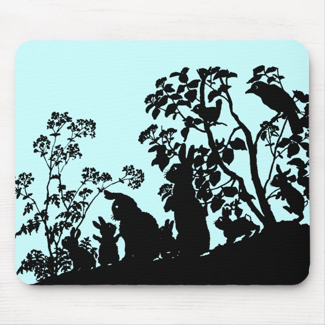 Tapis De Souris Famille Bunny (Devant)