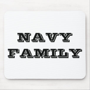 Tapis De Souris Famille de la Marine de Mousepad