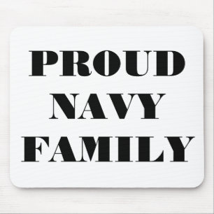 Tapis De Souris Famille de la Marine Mousepad