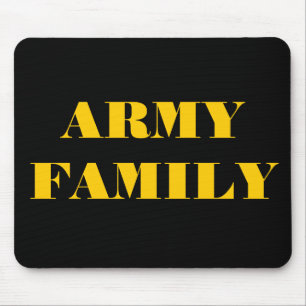 Tapis De Souris Famille de l'armée de Mousepad