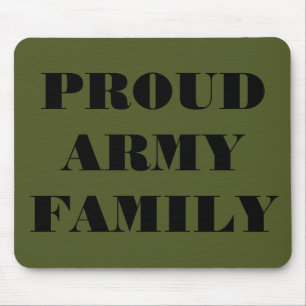Tapis De Souris Famille de l'armée de Mousepad