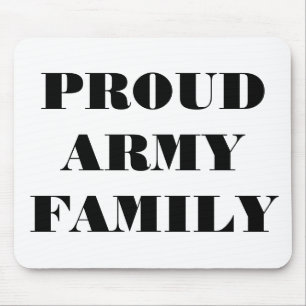 Tapis De Souris Famille de l'armée de Mousepad
