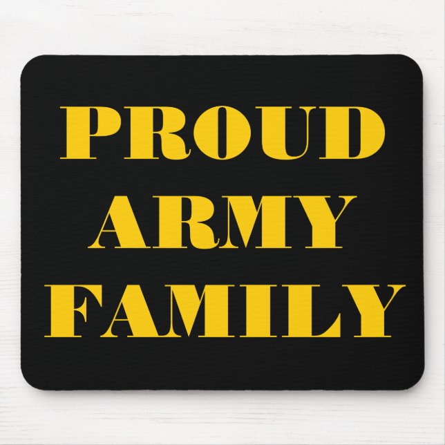 Tapis De Souris Famille de l'armée de Mousepad (Devant)