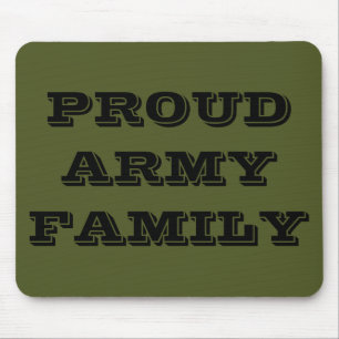 Tapis De Souris Famille de l'armée de Mousepad