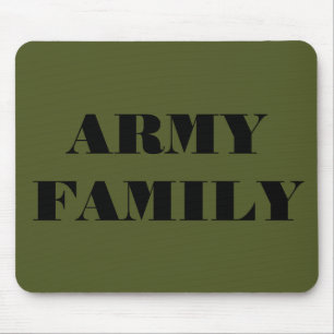 Tapis De Souris Famille de l'armée de Mousepad