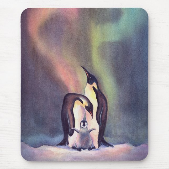 Tapis De Souris FAMILLE de PINGOUIN par SHARON SHARPE (Devant)