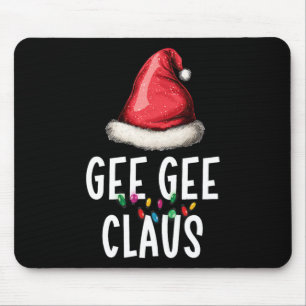 Tapis De Souris Famille Gee-gee Claus Noël Père Noël Pyjama Match