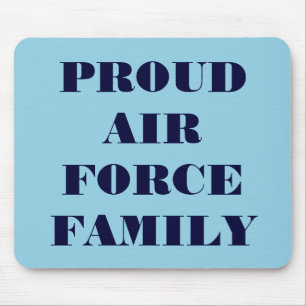 Tapis De Souris Famille Mousepad Fiers de la Force aérienne