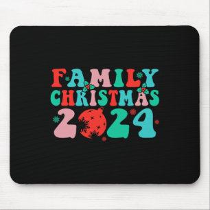 Tapis De Souris Famille Noël 2024 Escouade de Noël Noël Matchin