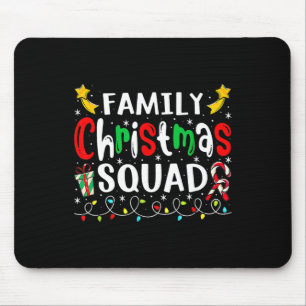 Tapis De Souris Famille Noël Santa Hat Équipage Fun Femmes Hommes 
