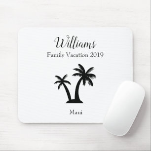 Tapis De Souris Famille Tropical Vacances Palm Tree Keepsaké