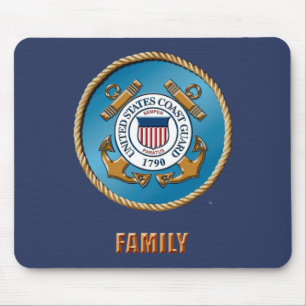 Tapis De Souris Famille USCG Mousepad