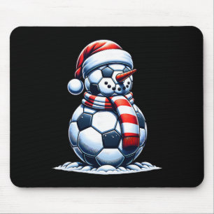 Tapis De Souris Fan de foot de Noël drôle Bonhomme de neige Père N