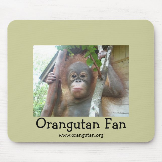 Tapis De Souris Fan d'orang-outan (Devant)