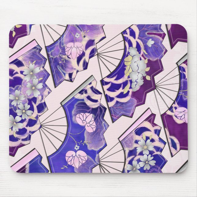 Tapis De Souris Fans traditionnels japonais (Devant)