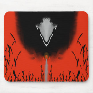 Tapis De Souris Fantaisie d'anime sombre Corbeau et Art démoniaque