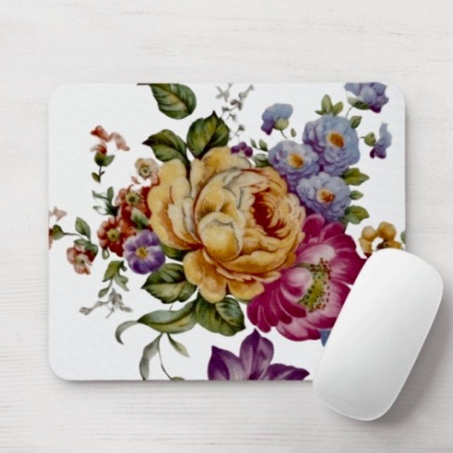 Tapis De Souris Fantaisie Florale (Créateur téléchargé)