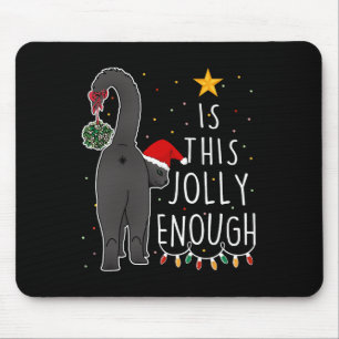 Tapis De Souris Fantastique Noir Chat Noël Est Cette Jolie Assez F