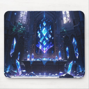 Tapis de souris Fantasy Anime Cristaux Flottants M