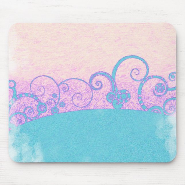 tapis de souris fantasy grunge pastel (Devant)
