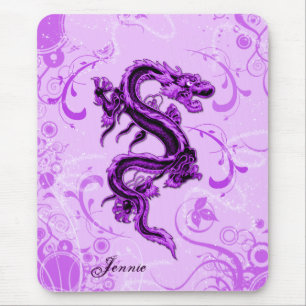 Tapis De Souris Fantasy Purple Dragon Mouse Pad