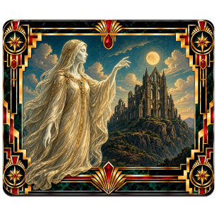 Tapis De Souris Fantôme, Art Déco Mythique