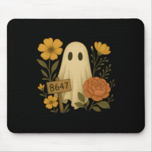 Tapis De Souris Fantôme avec 8647 signe floral subtil anti-trump H