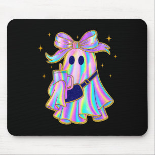 Tapis De Souris Fantôme branché Coffee Coffee Tumbler Pastel Hallo