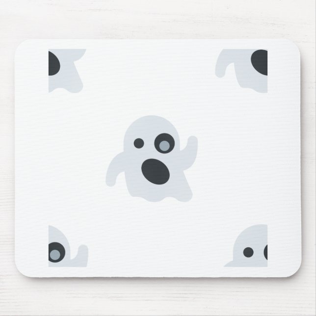 Tapis De Souris fantôme émoji (Devant)