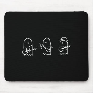 Tapis De Souris Fantôme Jouer Guitare Lazy Costume Halloween Fun M