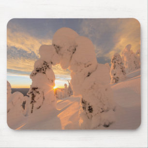 Tapis De Souris Fantômes de neige dans la chaîne Whitefish