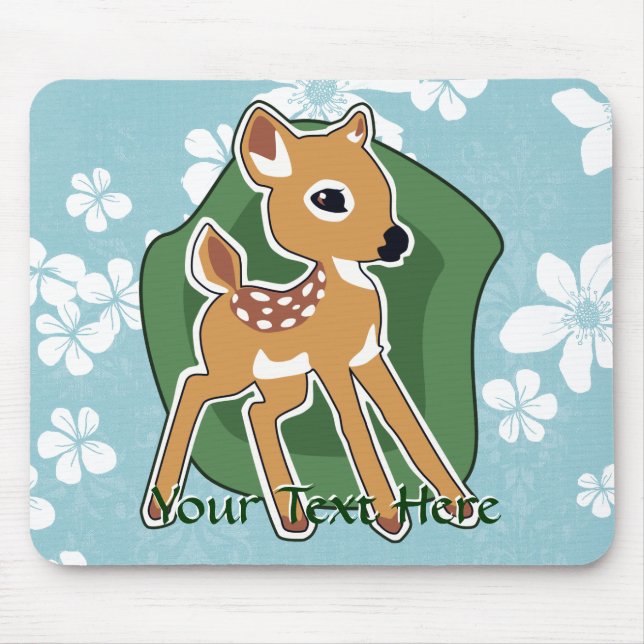 Tapis De Souris Faon mignon Mousepad (Devant)