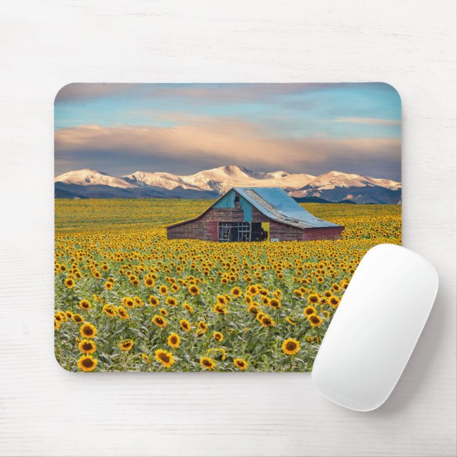 Tapis De Souris Farms | Sunflower Field (Avec souris)