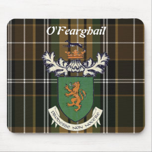 Tapis De Souris Farrell Clan d'Irlande armoiries Mousepad