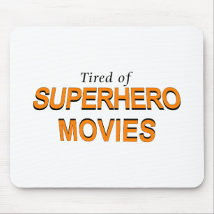 Tapis De Souris Fatigué Des Films Superhero