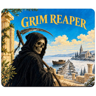 Tapis De Souris Faucheur, Monstre de Fantastique Gothique