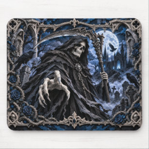 Tapis De Souris Faucheur, Monstre en Papier Découpé