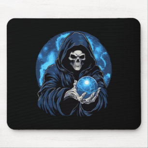 Tapis De Souris Faucheur Mort Squelette Halloween