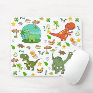 Tapis de souris faune dinosaure