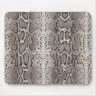 Tapis De Souris Faux / Fake snakeskin, greens et gris