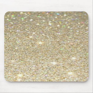 Tapis De Souris Faux Gold Parties scintillant Mousepad, Parties sc