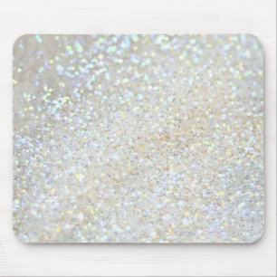 Tapis De Souris faux parties scintillant blanc