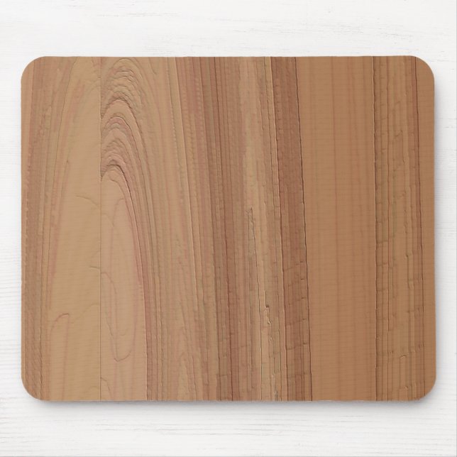 Tapis De Souris Faux Woodgrain Imprimer Mousepad (Devant)