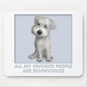 Tapis De Souris Favori (blanc) de Schnoodle