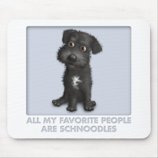 Tapis De Souris Favori (noir) de Schnoodle