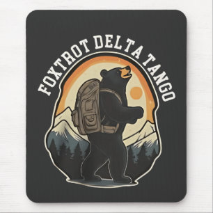 Tapis De Souris FDT résister à l'ours Foxtrot Delta Tango