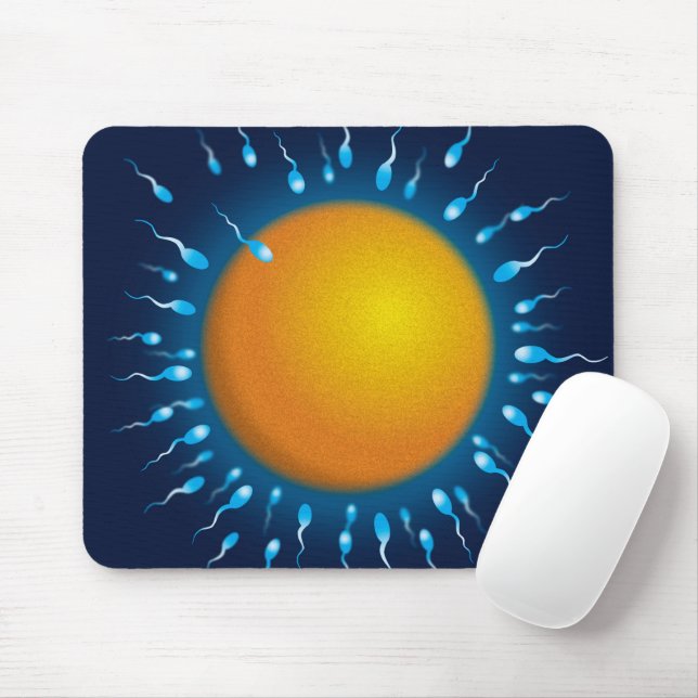 Tapis De Souris Fécondation des spermatozoïdes et des ovules Scien (Avec souris)