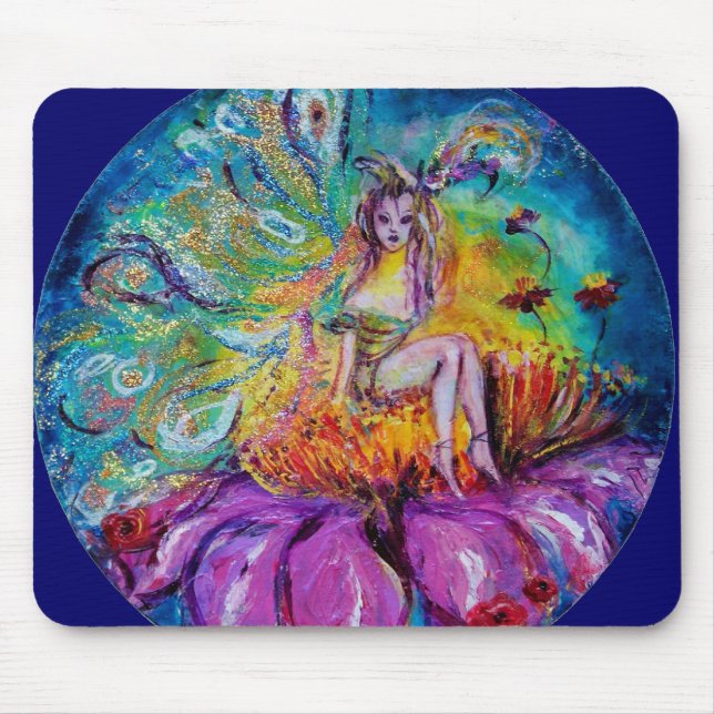 Tapis De Souris FÉE DANS LA NUIT Fantastique (Devant)