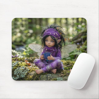 Tapis De Souris Fée dans le violet